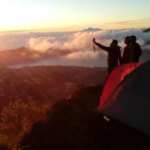 Camping at Mount Batur in Bali